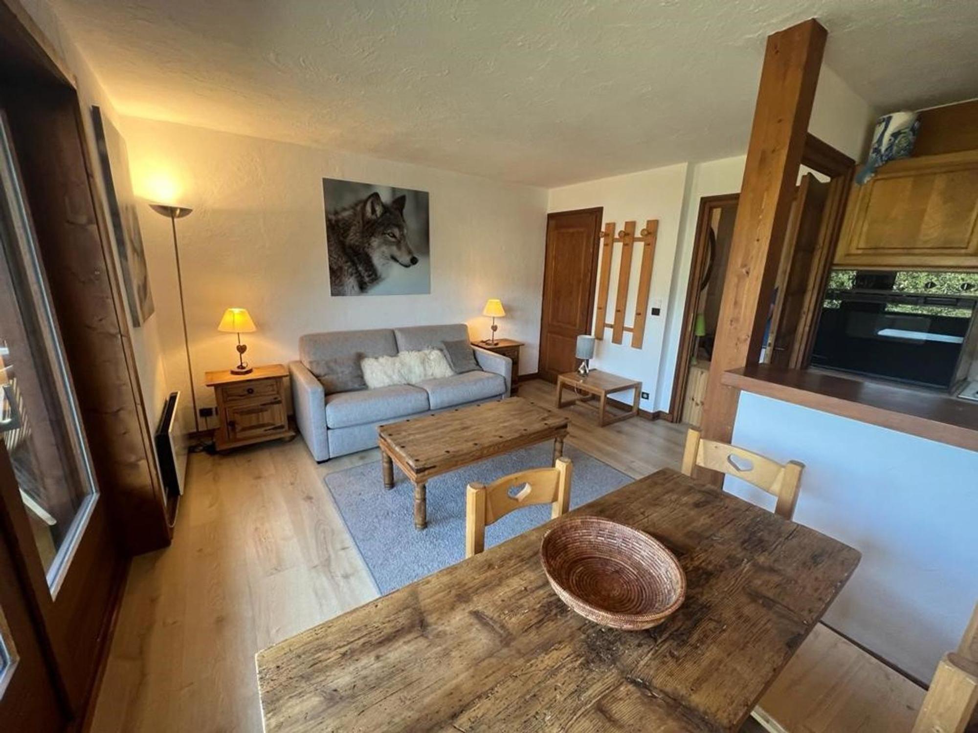 Studio 4 Pers - Balcon - Proximite Pistes Et Golf - Tv - Garage - Animaux Ok - Tennis En Ete - Fr-1-453-82 Megève Exteriör bild